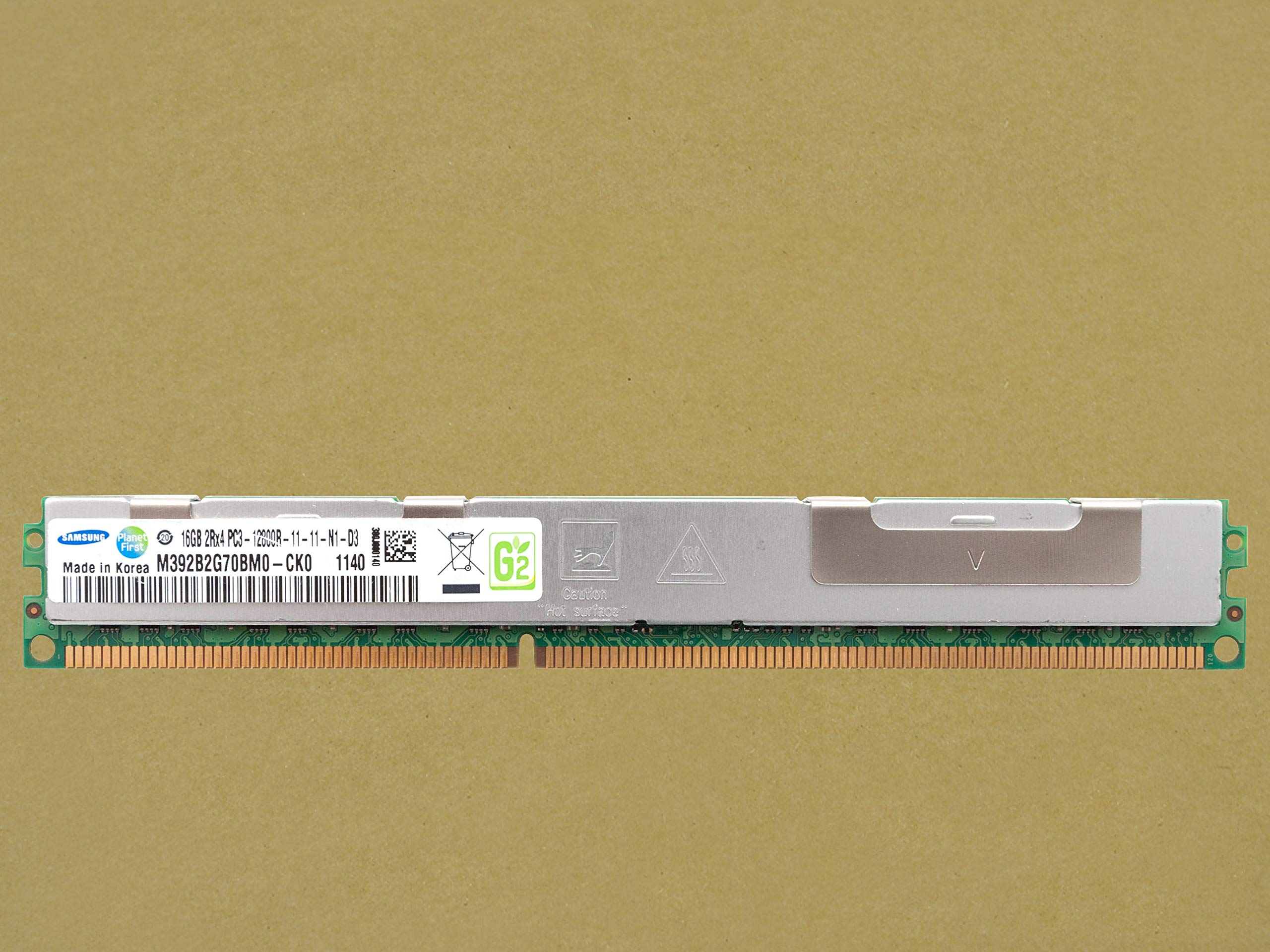 16GB Samsung 16GB PC3-12800 DDR3-1600MHz ECC Registered CL11 240