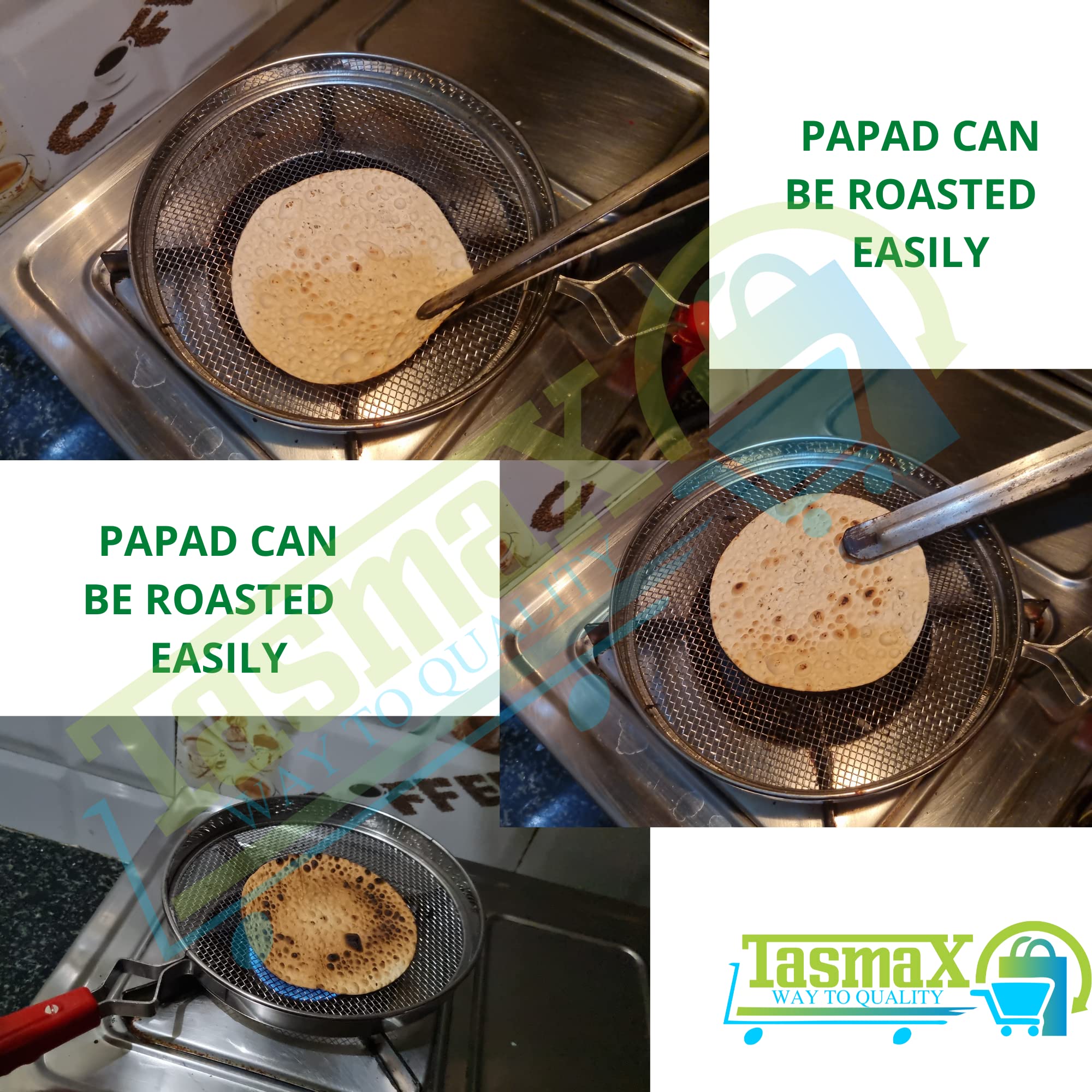 Buy TASMAX Pulka Grill for Gas Stove, Grill Tawa Jali for Kitchen