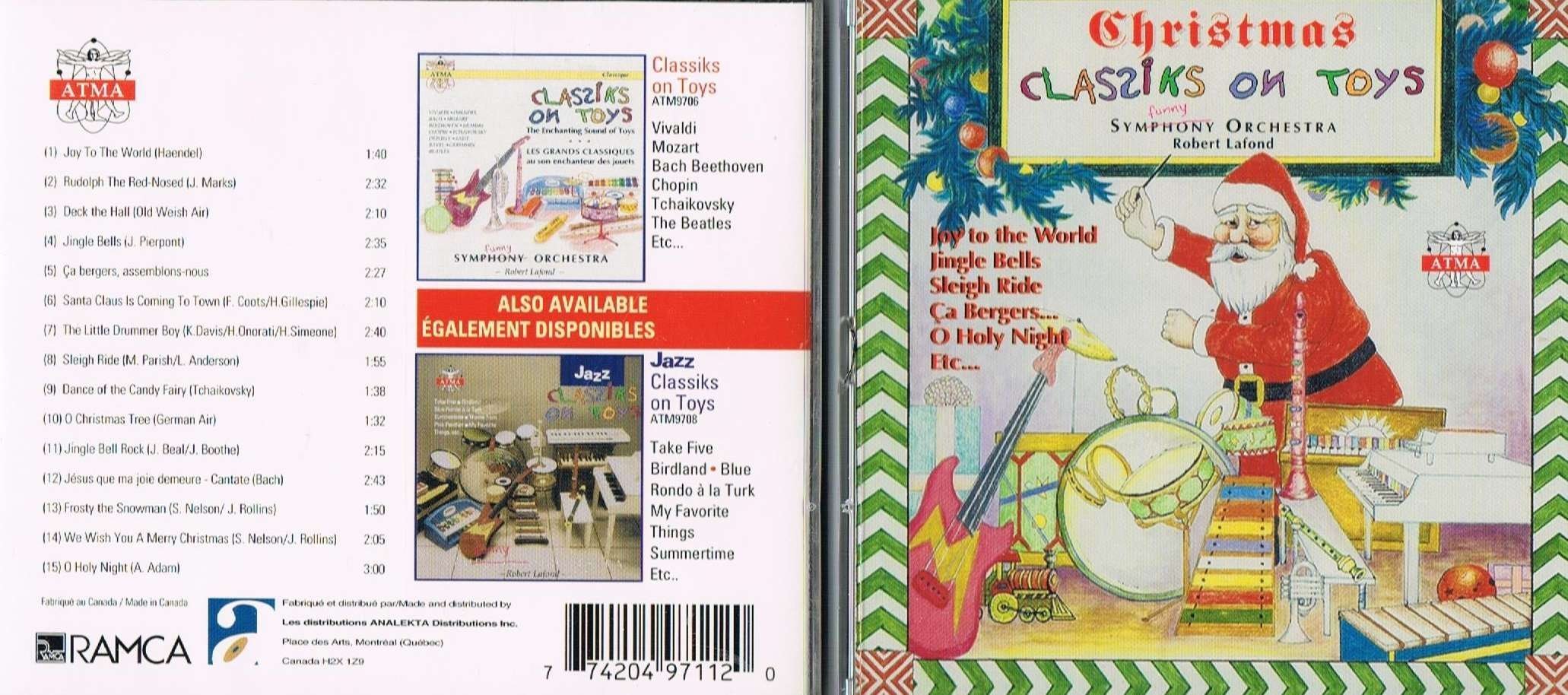 VARIOUS - CHRISTMAS CLASSICS ON TOYS [Audio CD] VARIOUS
