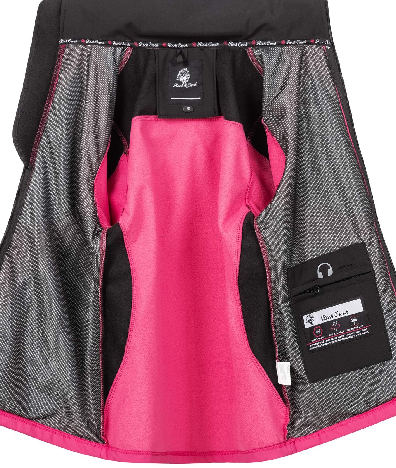 Rock Creek Damen Softshell Jacke Windbreaker D-441