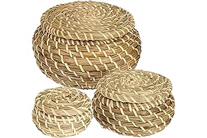 Dicunoy Small Covered Basket Set of 3