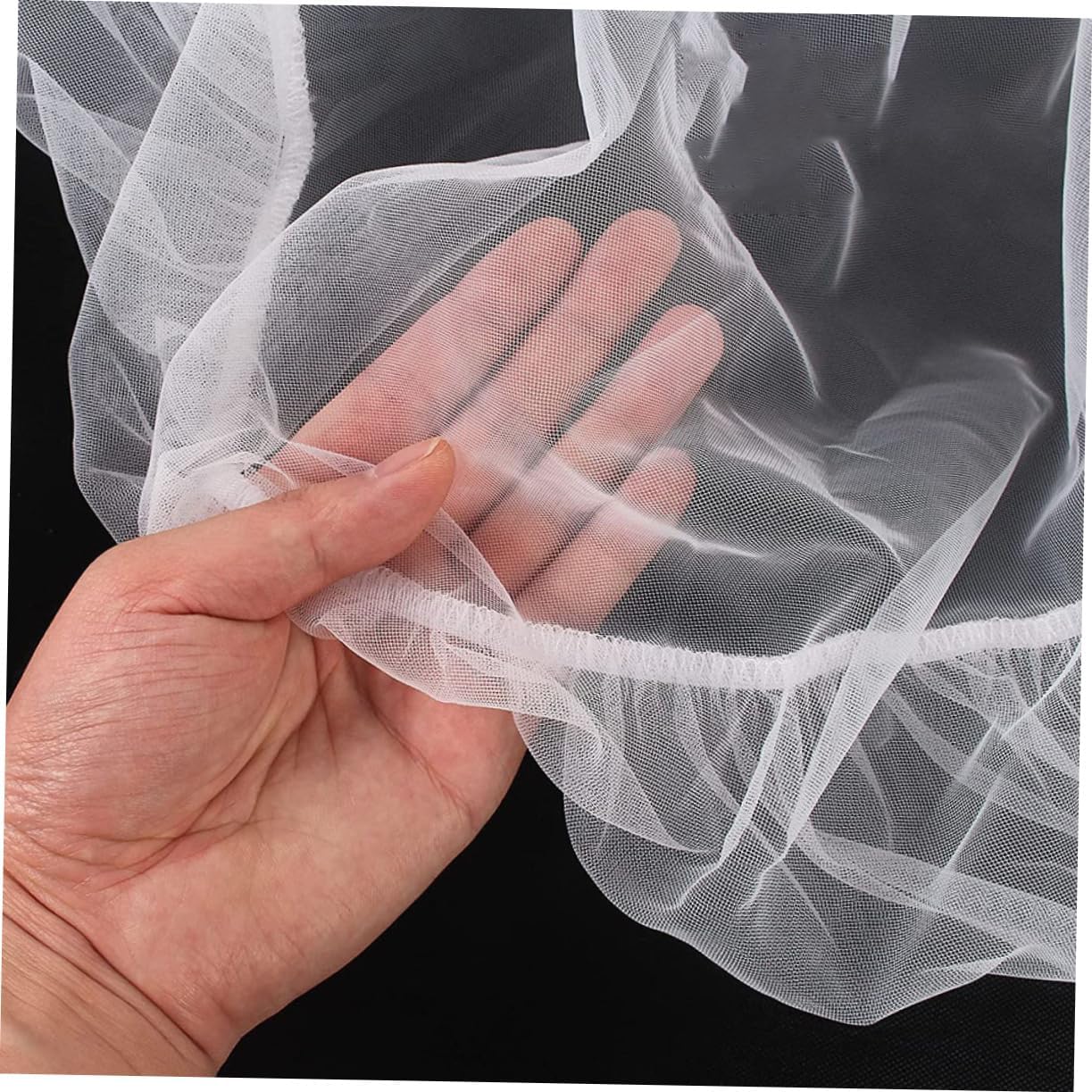 10pcs Birdcage Cover Dust Protector for Parrots Mesh Netting Elastic Base Breathable Bird Cage Gauze Easy to Clean and Change