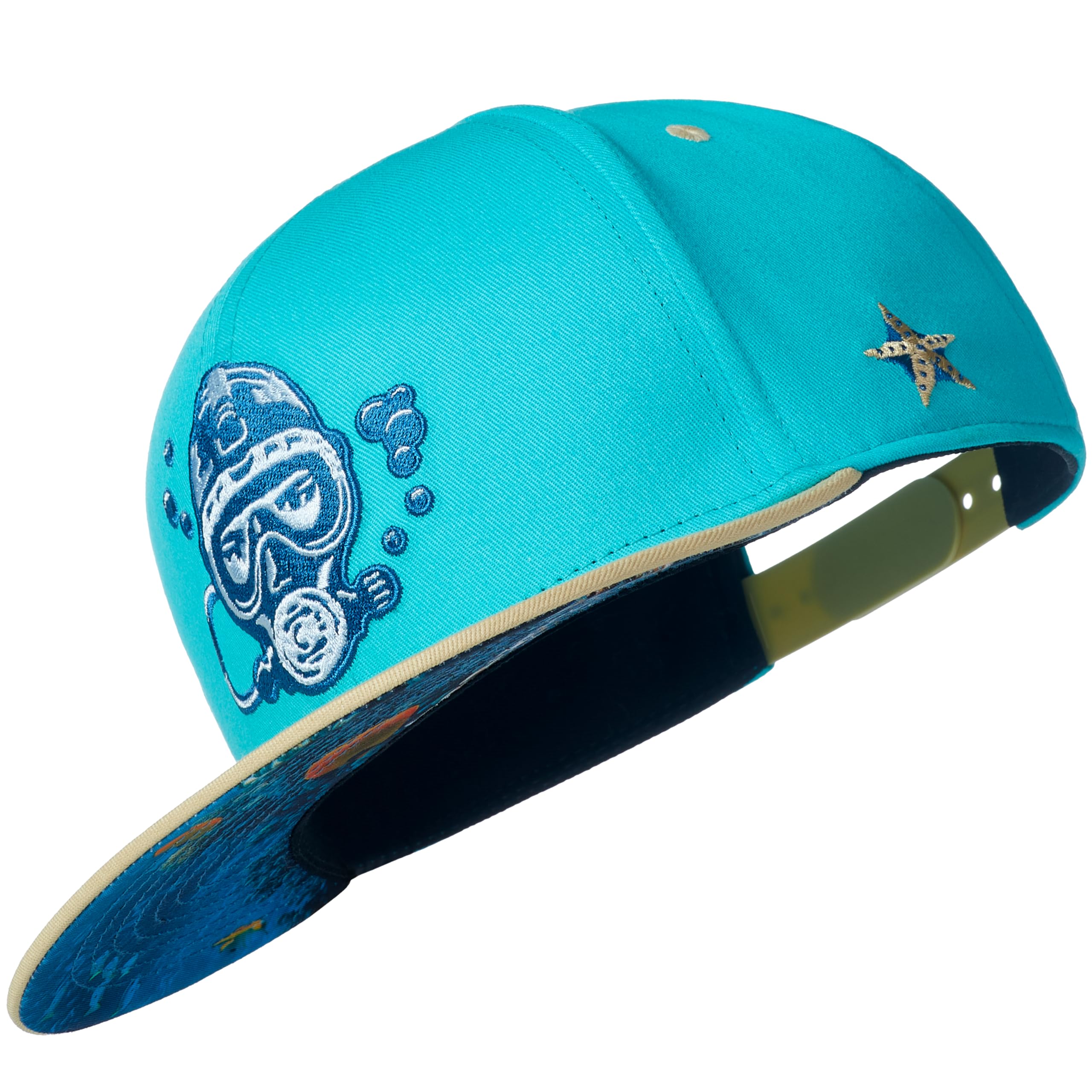 Cadency® Snapback Cap, Baseball hat Flat Brim, Men and Women, Unisex, Adjustable Size
