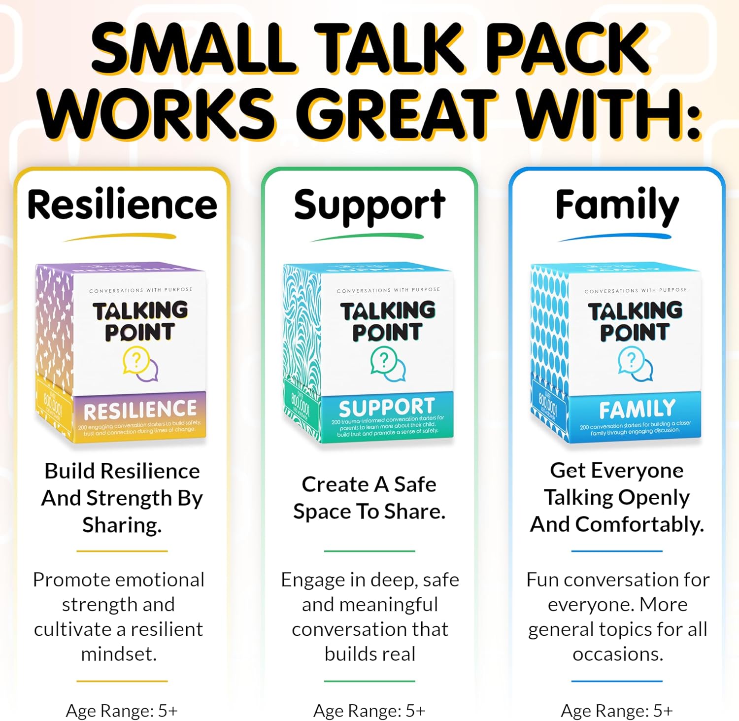 200 Icebreaker Conversation Cards - Improve Your Small Talk & Make Deep Connections - Perfect for Parties, Gatherings & More - Always Have Something to Say - Discuss Fun Questions & Interesting Topics