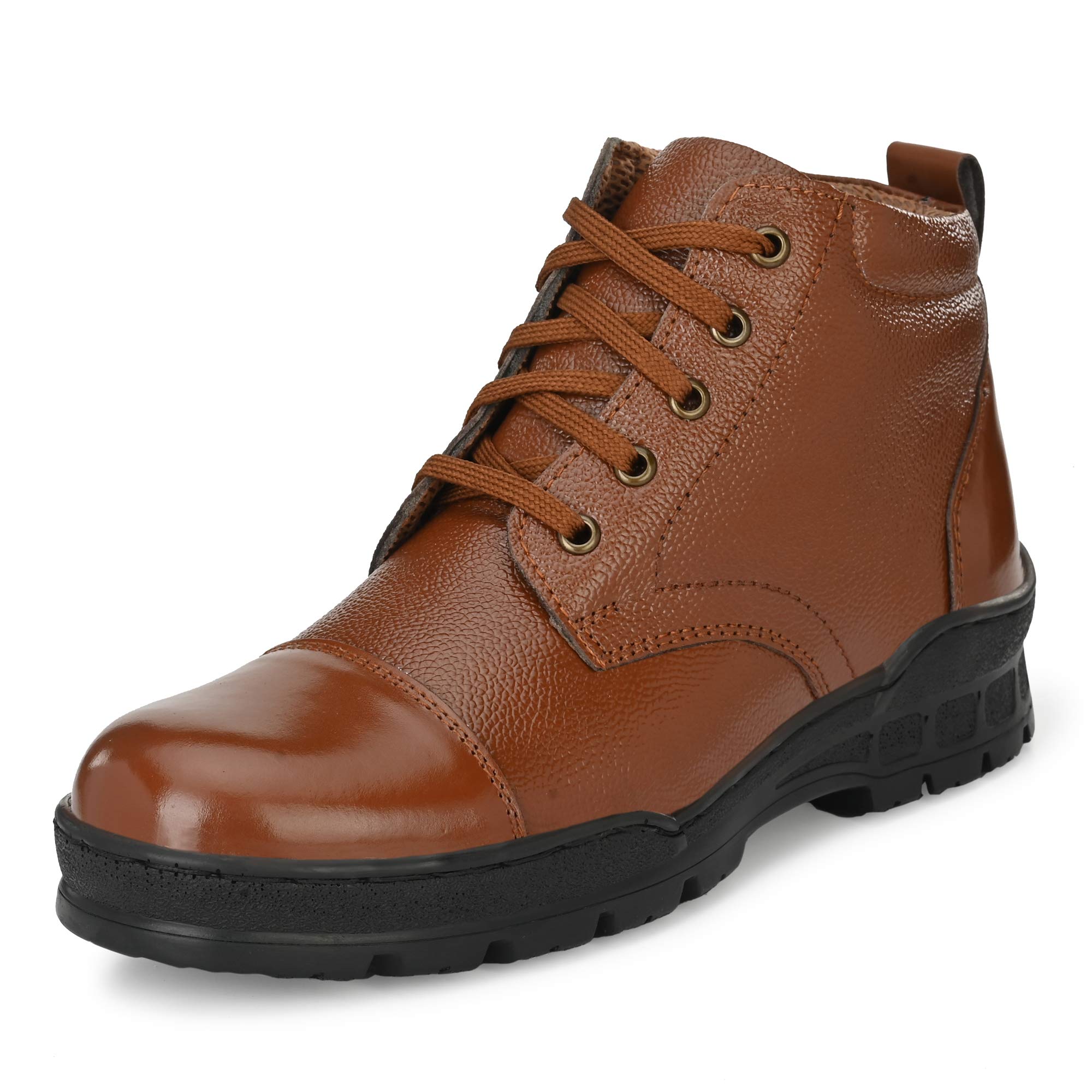 Mikaasa Mens Tan Police 5.0 Side Zip Light Weight Ankle Leather Boots 8 UK (B08P4NRN1M) Amazon Price History, Amazon Price Tracker