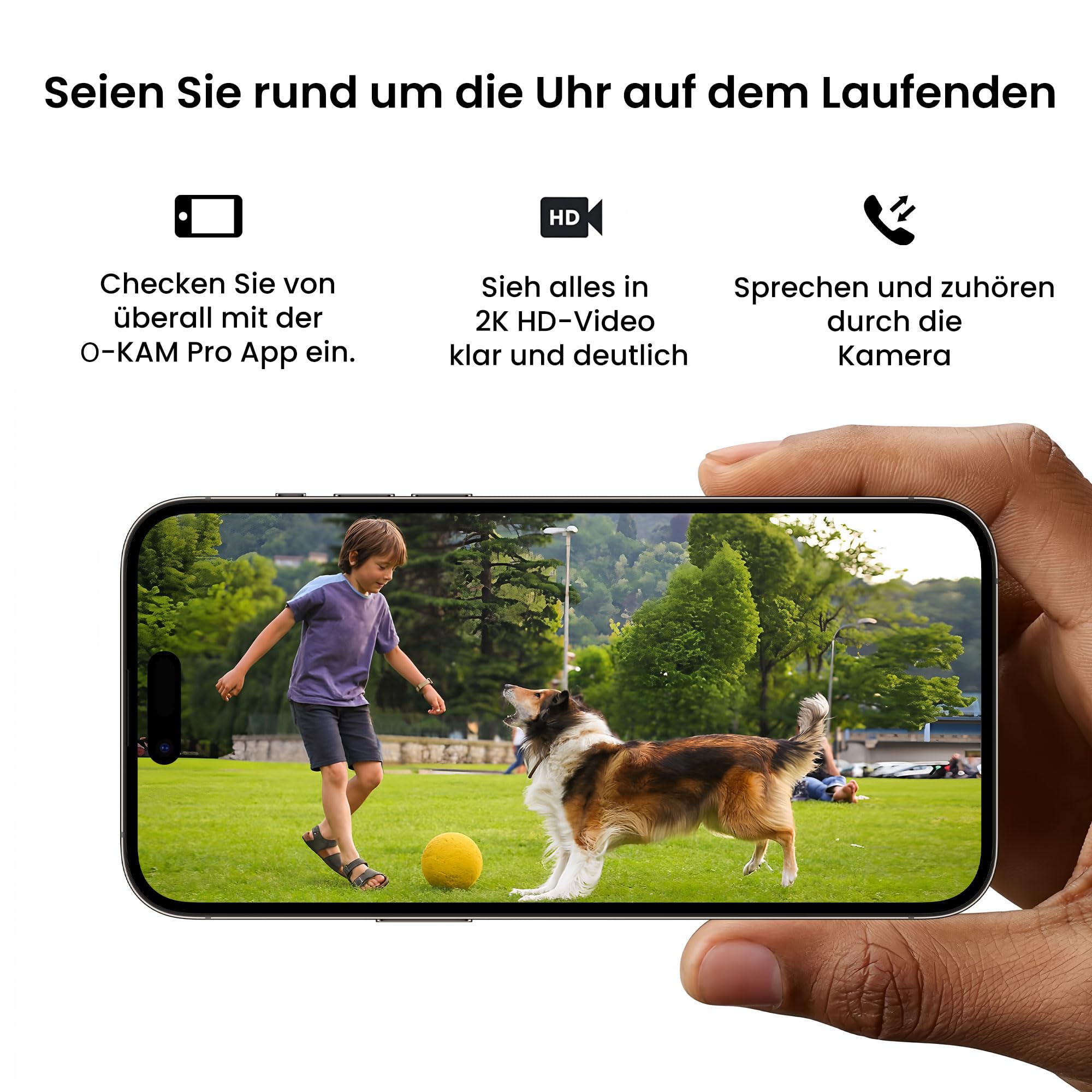 HITELLARCAM 2K Überwachungskamera Außen Akku, 2.4/5GHz Dual-Band WLAN Kamera Set mit Kostenlosem Cloud-Speicher, KI-Bewegungserkennung, Farb-Nachtsicht, 2-Wege-Audio, IP66 Wasserdicht für Haus &Garten
