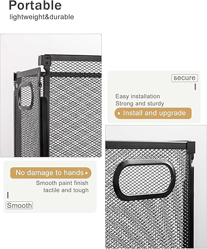 Miniatura 3 de Oterri Organizador de archivos colgante, organizador de archivos de metal, organizador de archivos de escritorio portátil para carpetas de tamaño