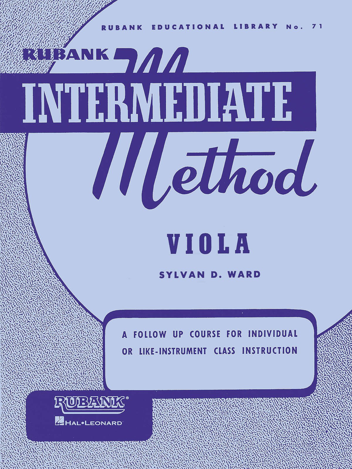 Rubank Intermediate Method - Viola (Rubank Educational Library, 71)