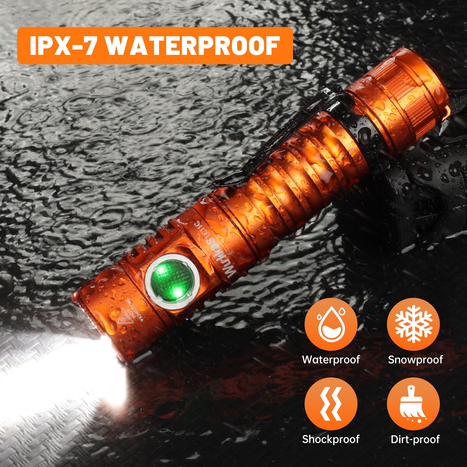 Coast XP9R Torcia LED 1200 Lumen – Ricaricabile USB-C, Dual Power, Messa A Fuoco Slide Focus, Alluminio, IP54