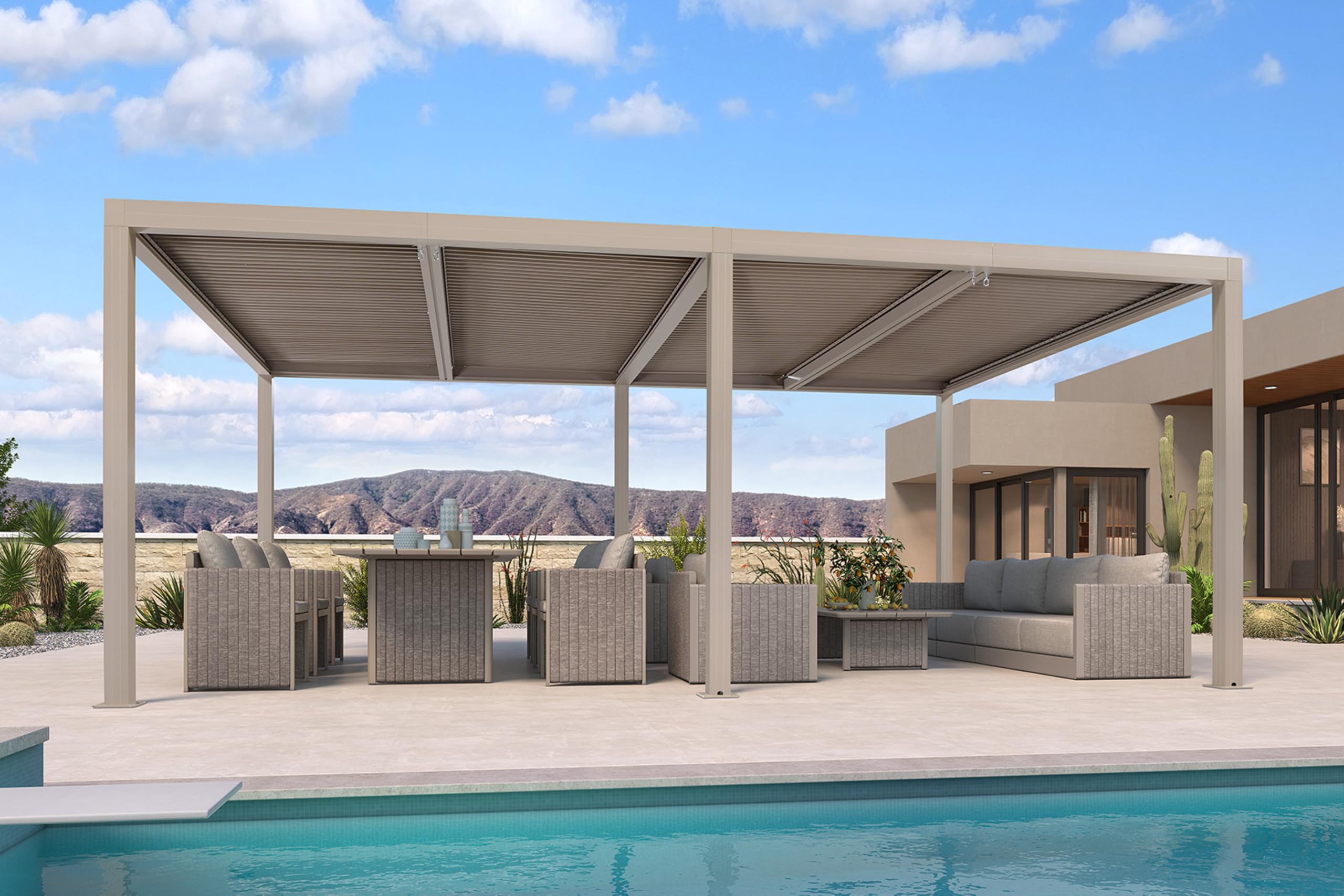 PURPLE LEAF 12x20 Pergola