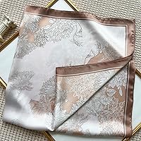 Vista 114 de FONYVE - Pañuelo de satén sedoso de tamaño mediano para mujer, cuadrado, 27.5 x 27.5 pulgadas