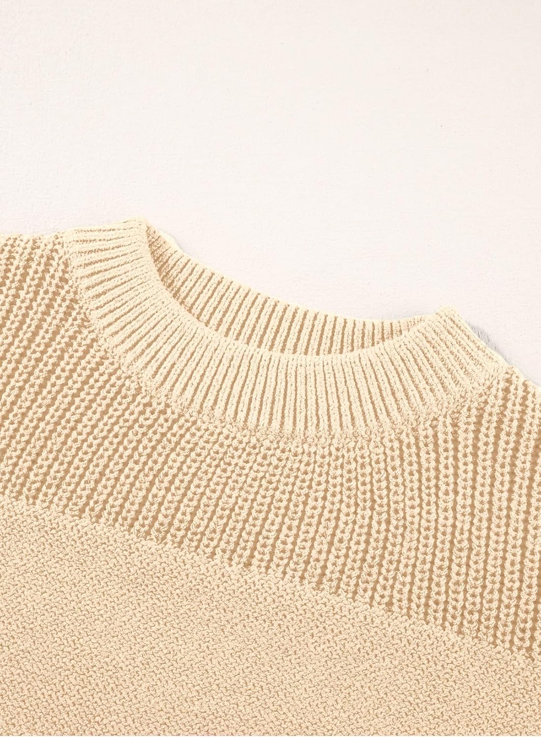 Sidefeel Women's Pullover Sweaters Casual Long Sleeve Crewneck Loose Knit Jumper Tops - Image 7