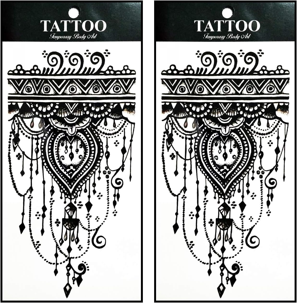 Tattoos 2 Sheets Pink Flamingo Bird Animal Temporary Tattoo 3D Fake Waterproof for Man Women Girls Lower Back Shoulder Neck Arm : Beauty & Personal Care