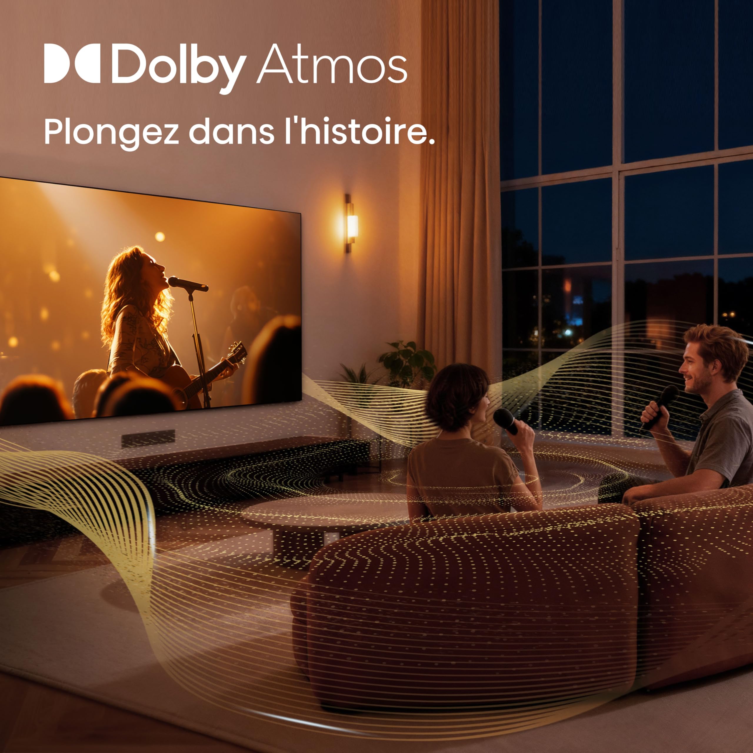 Hisense 40A5S - TV LED 40" (102 cm) Full HD, Smart TV VIDAA U7.6, Port USB-C (Mobile to TV), Dolby Audio & DTS HD, Bluetooth, WiFi, Noir
