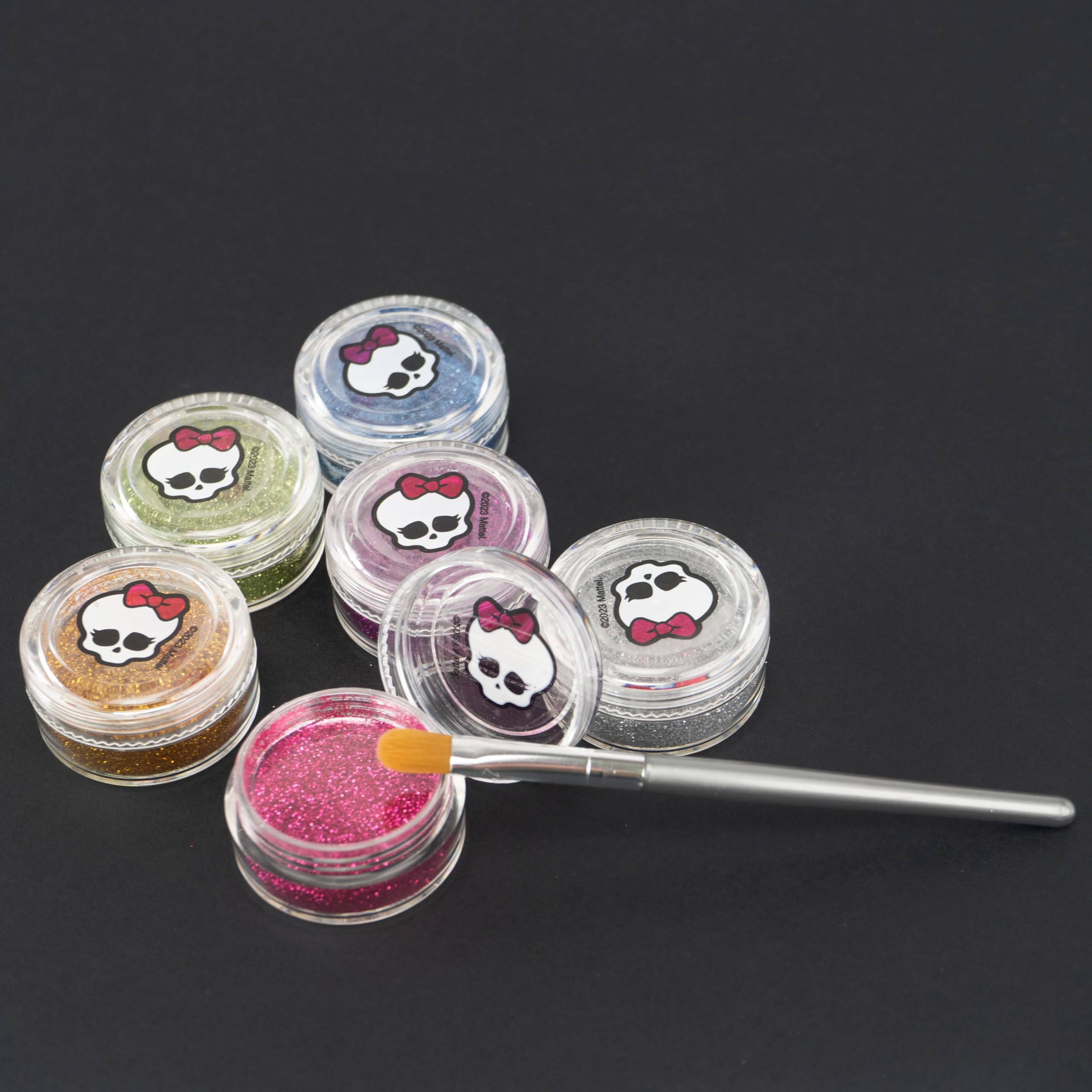 Nice Group - Monster High Glitter Tattoo, zestaw brokatowych tatuaży i pudru dla dzieci