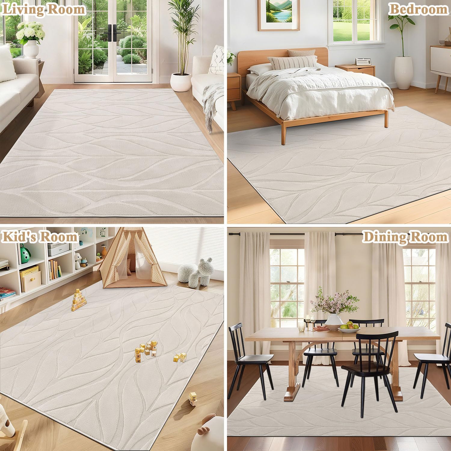 Vloerkleed Sapri Beige 160x230 cm