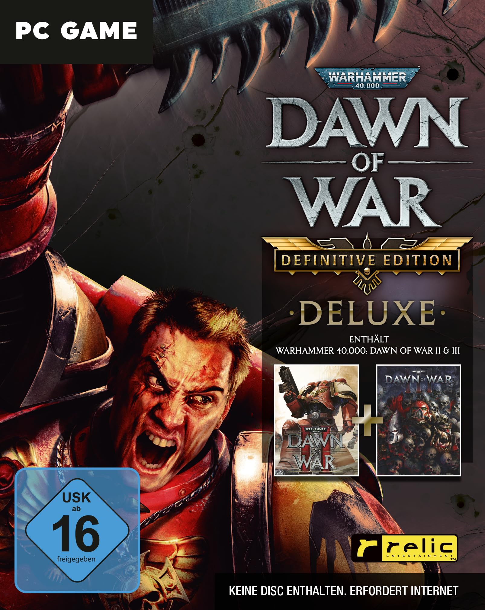 Warhammer 40,000 Dawn of War - Definitive Edition Deluxe (Download-Code in der Box) - PC