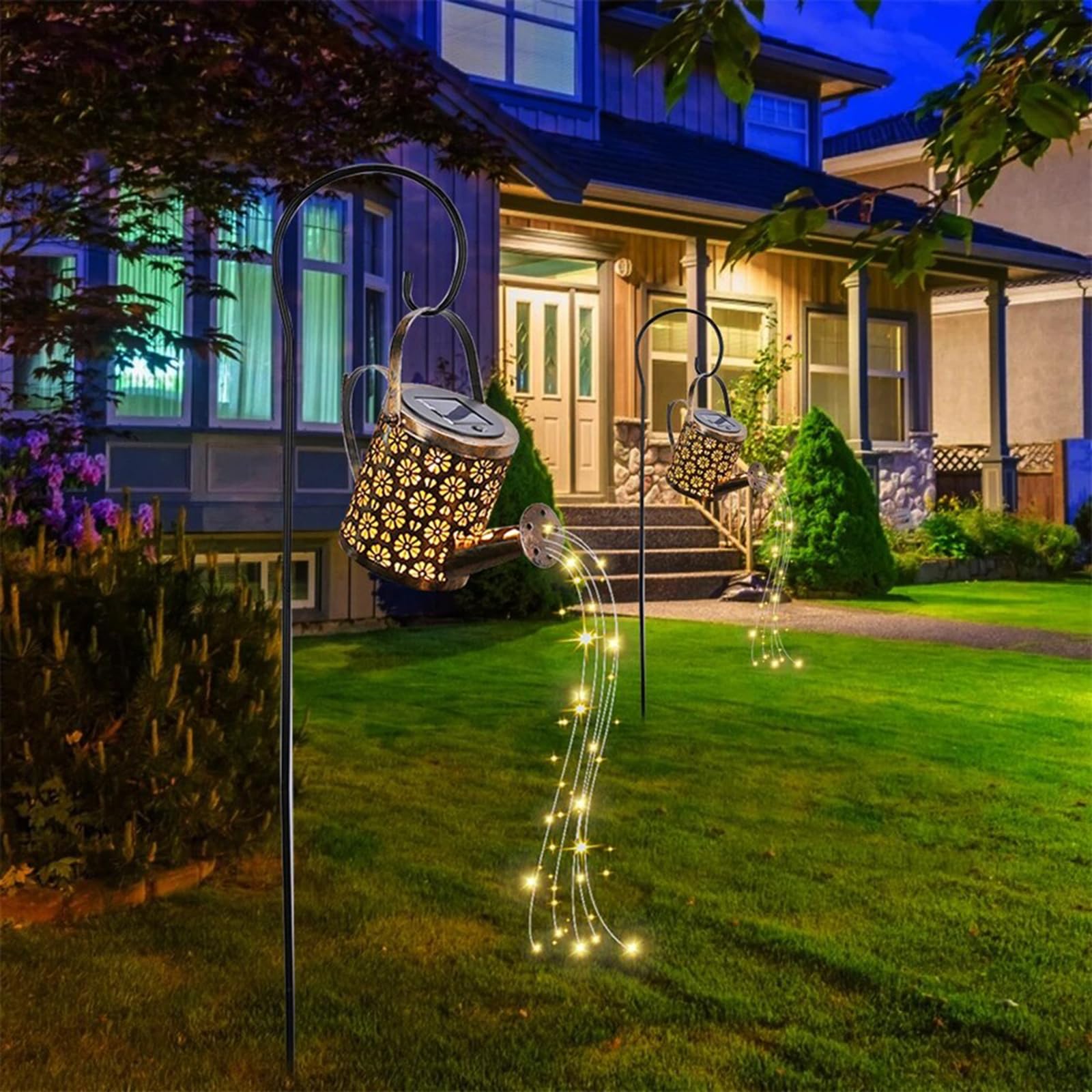 Watering Can Solar Lights Outdoor Garden - Image 4