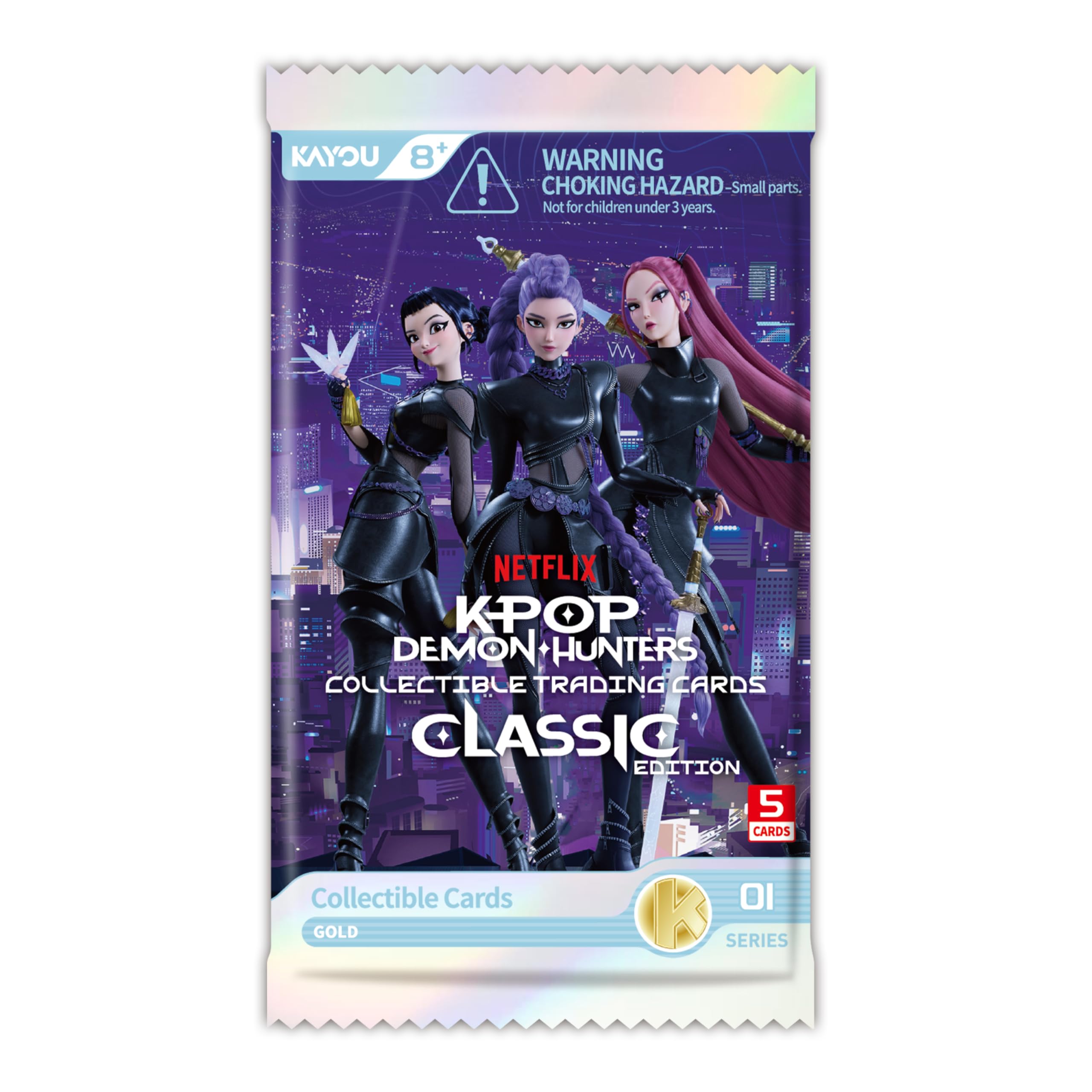 Espositore 20 bustine K-Pop Demon Hunters: Kayou - Collectible Cards Classic Edition 001 - Serie 1-B