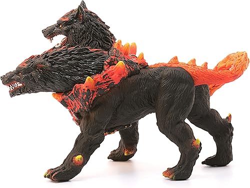 Vista 7 de Schleich Eldrador Creatures - Figura de perro Hell Hound de 7 pulgadas, figura de monstruo de fuego para niños y niñas para juegos imaginativos