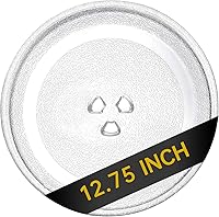 Vista 8 de Plato giratorio de vidrio para microondas de 9.6", Plato de microondas de 24.4cm, Plato de vidrio de repuesto para bandeja, Plato de vidrio