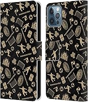 Vista 48 de Head Case Designs Funda de piel con licencia oficial de AC Milan Dream Big Children compatible con Apple iPhone 13 Mini