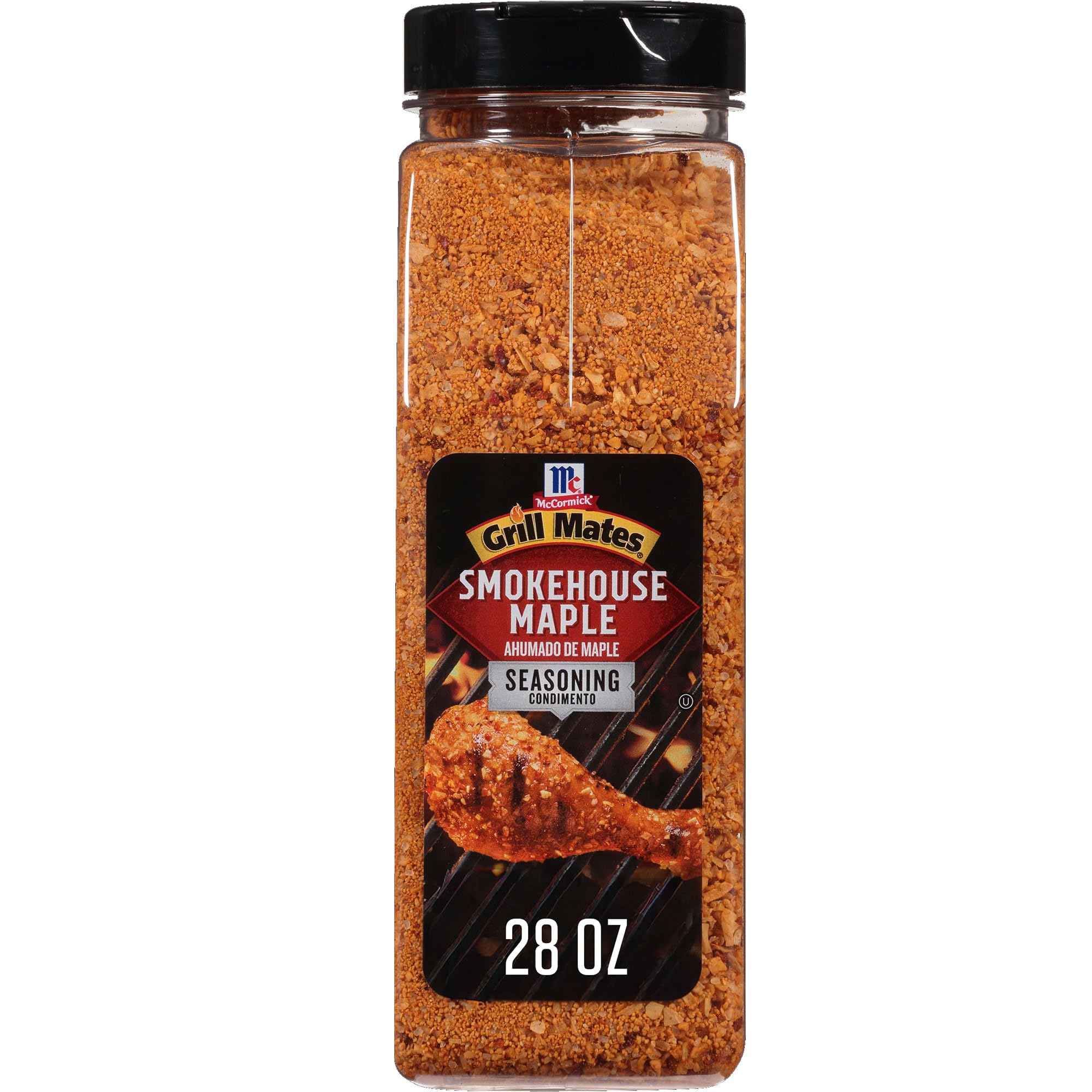McCormick Grill Mates Smokehouse Maple Seasoning, 28 oz - One 28 Ounce Container of Smokehouse Maple Seasoning, Perfect on Pork Chops, Chicken, Burgers and More