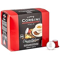 Caffè Corsini – Classico Italiano, Miscela Di Caffè In Capsule Compatibili Nespresso, Gusto Forte E Deciso – Confezione Da 100 Capsule