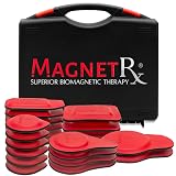 MagnetRX® Biomagnetic Therapy Magnets Kit – Imanes para Biomagnetismo Médico – Dr Goiz Bio Magnet Pair for Biomagnetism Magnets Therapy – Assorted Round & Rectangular 2500-5200 Gauss (22 Mixed Units)