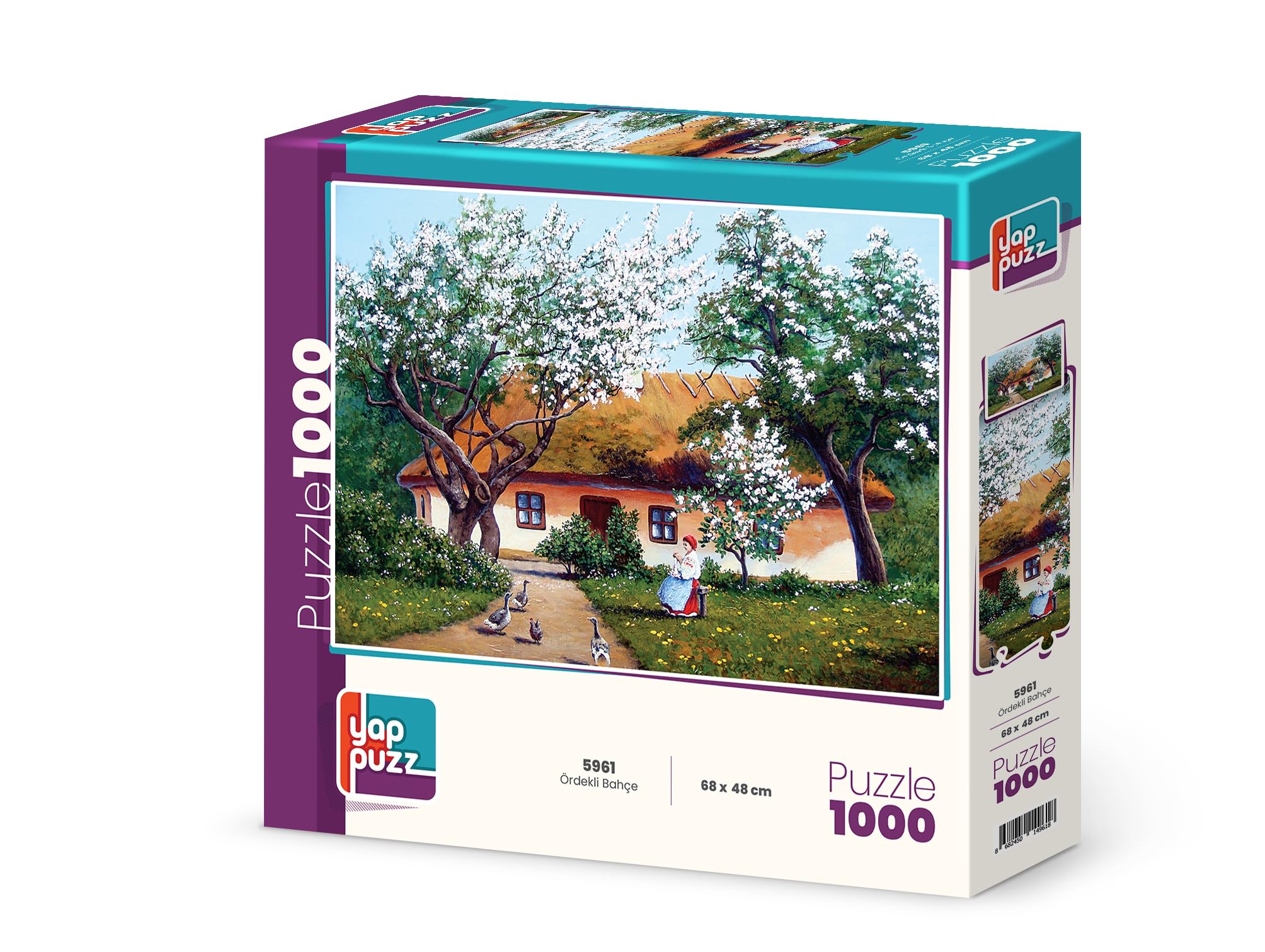 Ördekli Bahçe 1000 Parça Puzzle