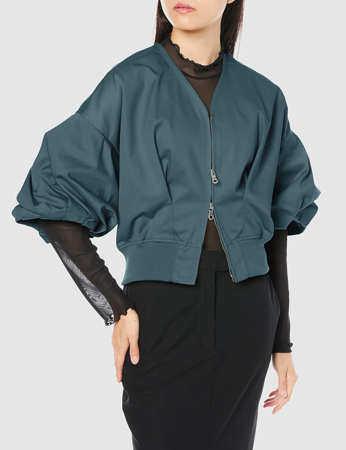 Amazon | [スタイリング/] Dickiesコラボパフスリーブブルゾン