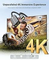 Vista 2 de IVANKY 4K Mini DisplayPort to HDMI Adapter, 4K@30Hz Mini DP to HDMI Adapter, Gold-Plated/Braided Thunderbolt 2 to HDMI Compatible with MacBook