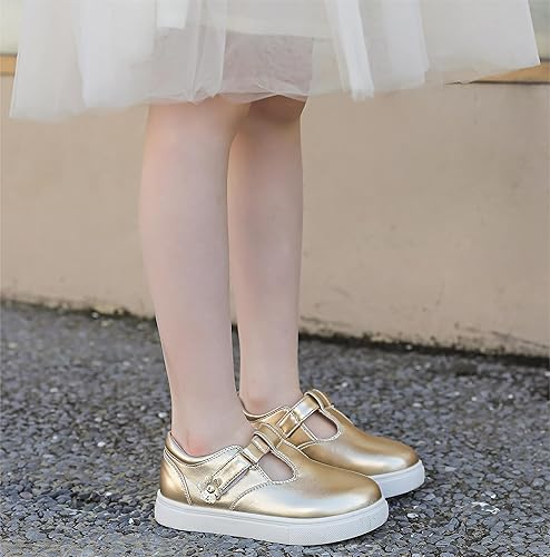 Miniatura 2 de kkdom Zapatos deportivos Mary Jane con correa en T para niños pequeños y niñas