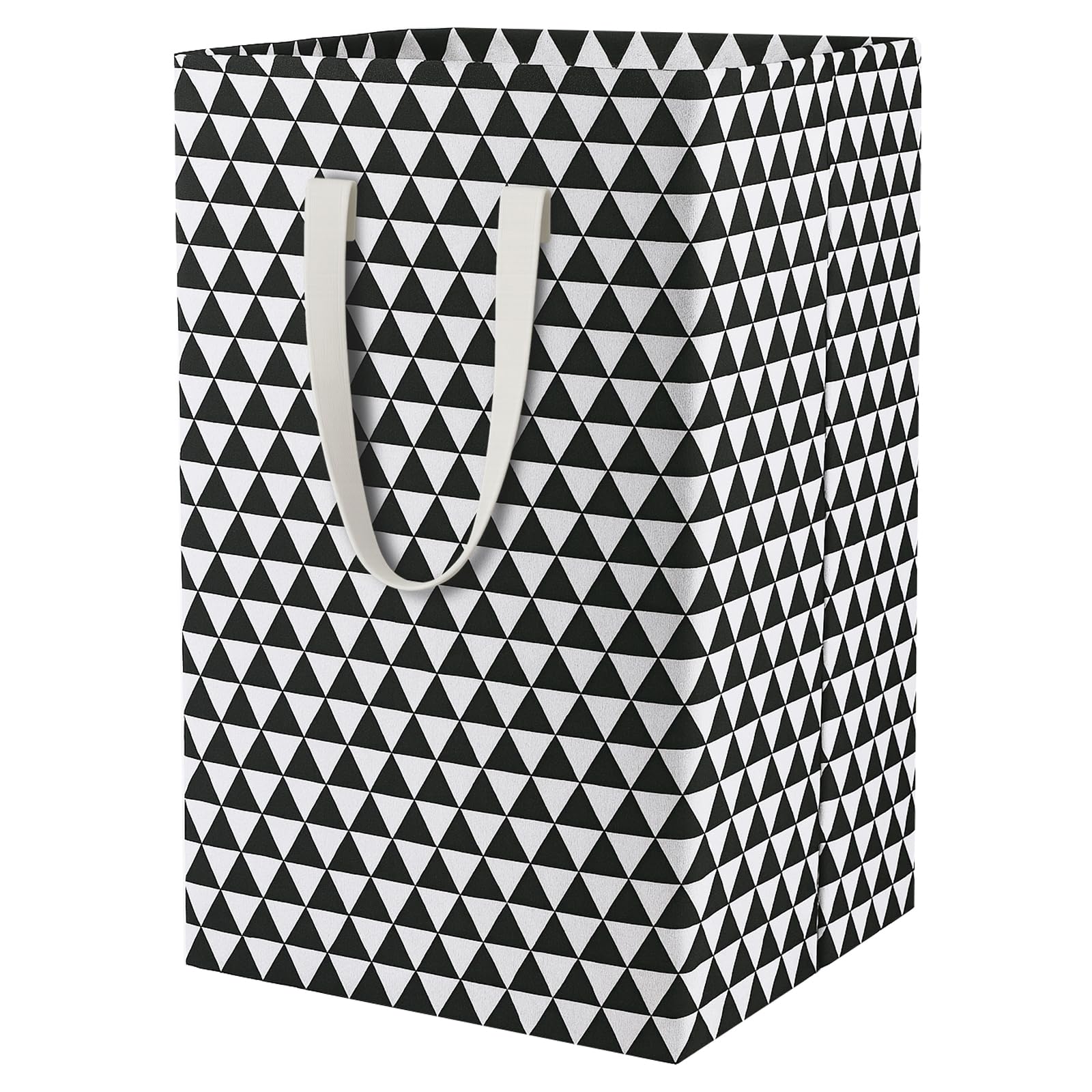 75L Waterproof Laundry Hamper Collapsible Laundry Basket Cotton Handle Laundry Bag Large Clothes Storage Toy Organization for Bathroom Bedroom Laundryroom College Dorms