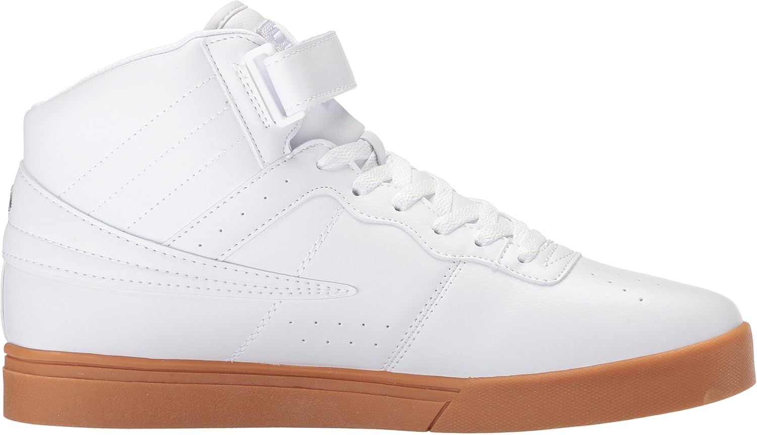 Fila Men's Vulc 13 Mid Plus 2 Walking Shoe 9.5 White/Silver/Gum