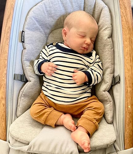 Miniatura 2 de Pinky - Muñeca realista de bebé recién nacido, de 20 pulgadas, 19.7 in, cuerpo suave, realista, muñecas de bebé de la vida real para niños a partir