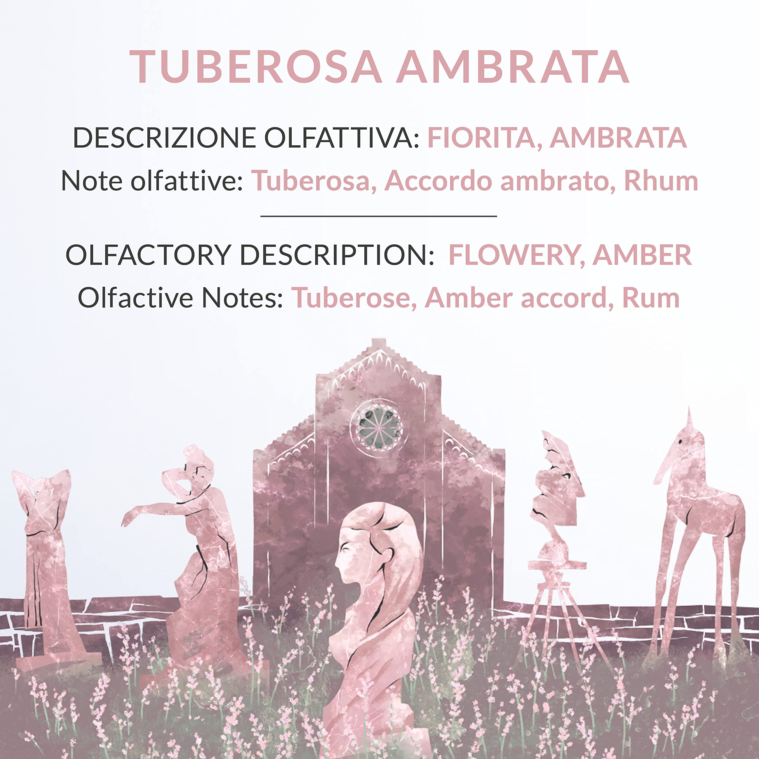 Erbario Toscano, Eau de Parfum, La Via Del Perfumy, Amber Bulwiasty Zapach, 100 ml Zrównoważone opakowanie, Product from Tuscany, Made in Italy.