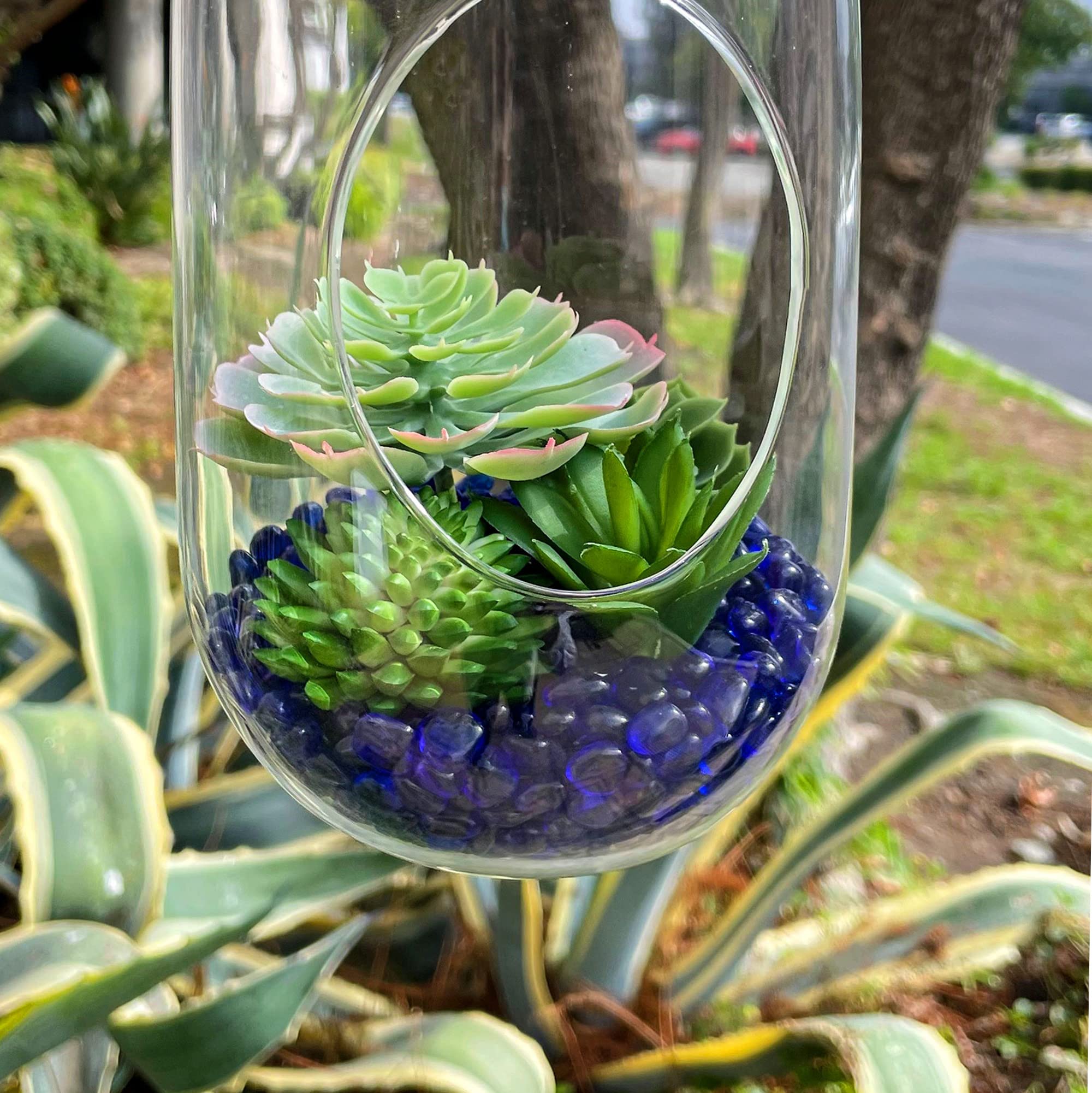 Amazon.co.jp: CYS EXCEL コバルトブルー (3ポンド) ガラス花瓶