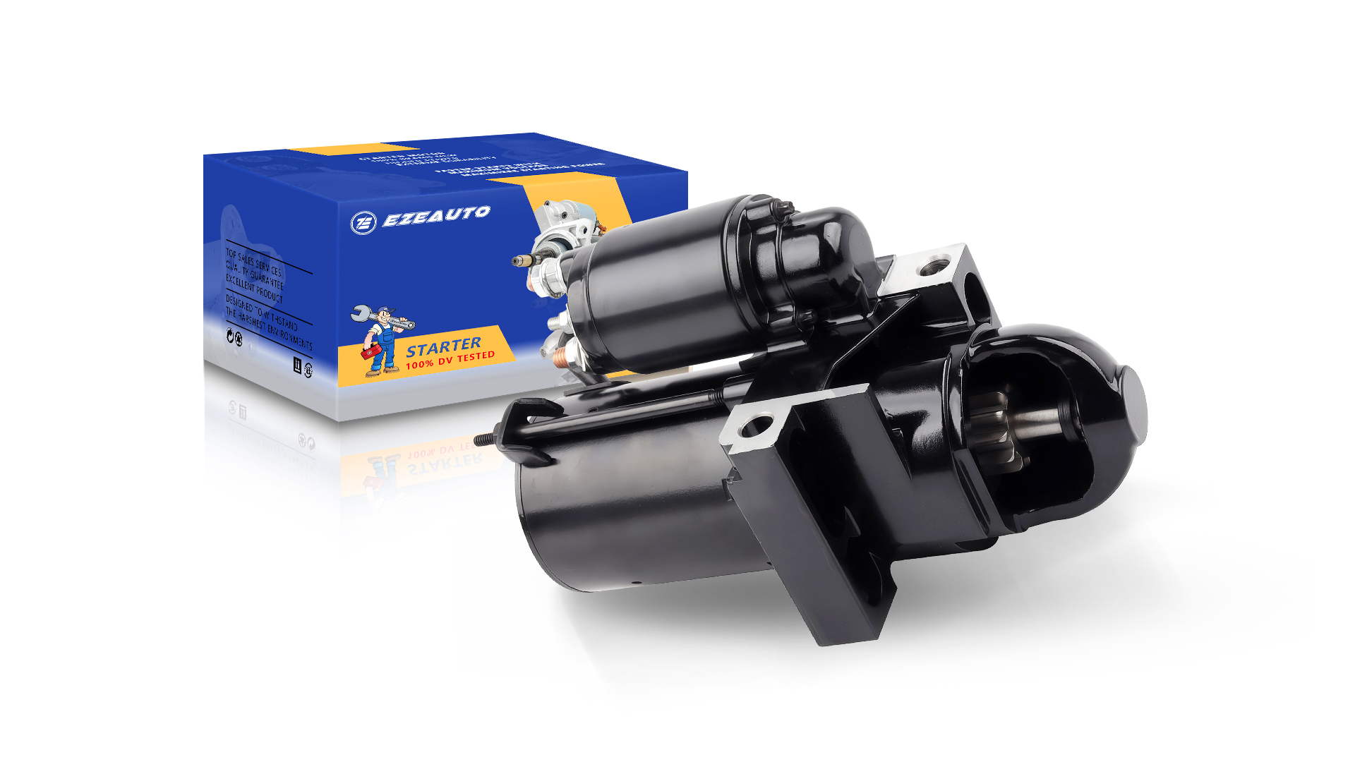 Image of Ezexpreze Mercruiser Volvo Penta Starter New for 4.3 5.0 5.7 6.2 7.4 8.1 8.2L V6 V8, Mercury Marine 863007A1 50-863007A1 Arco 30433 30460 ARC30433 57-30433 3660566-3 3857747 3885317 6792BN