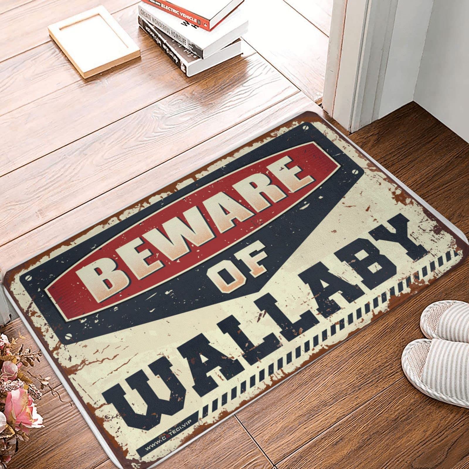 Paillasson Wallaby personnalisé tapis de porte extérieur 50x80 pour ferme