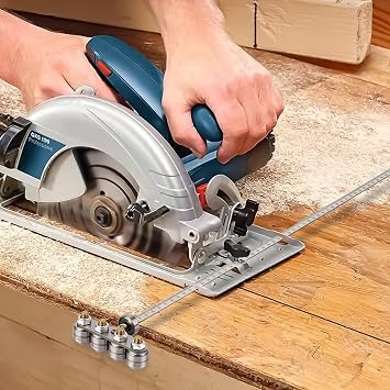 Positioning Calipers for Precise Measurements & Easy Wood Cutting, Stainless Steel Precision Cutting Guide for Circular Saws, Measuring Gauge Tool with 60cm Adjustable Guide Rail, for Woodworking DIY