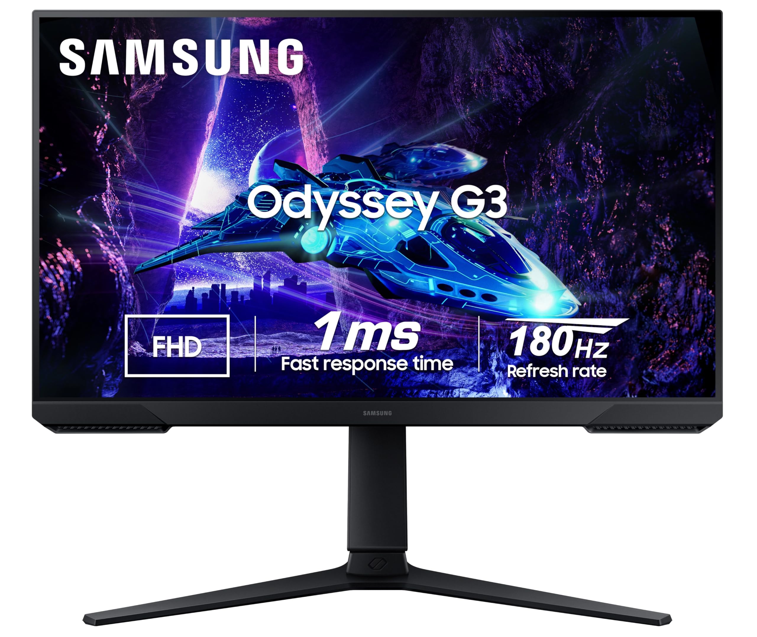 Samsung Odyssey G3 Gaming Monitor 68.5cm (27 inches), FHD 1920 X 1080, 180 Hz, 1ms(MPRT), AMD Freesync, DP, HDMI, Height, Tilt, Pivot Adjust Stand, Bezel-Less, Eye-Saver (LS27DG300EWXXL, Black) (B0D9KD6722) Amazon Price History, Amazon Price Tracker