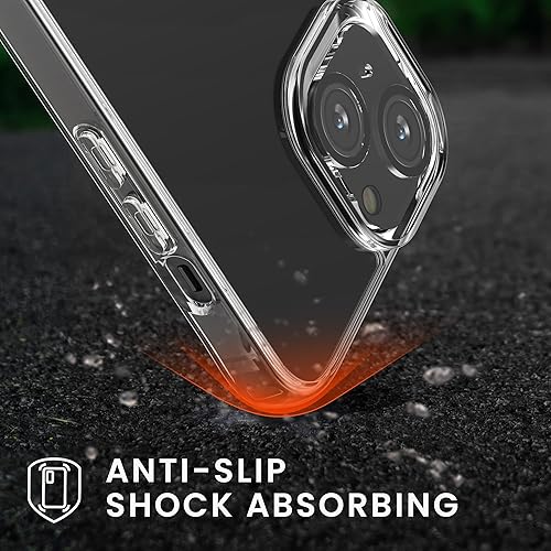 Miniatura 4 de kwmobile Juego de fundas transparentes 5 en 1 compatibles con iPhone 15 Plus, incluye protectores de pantalla y cámara, transparente