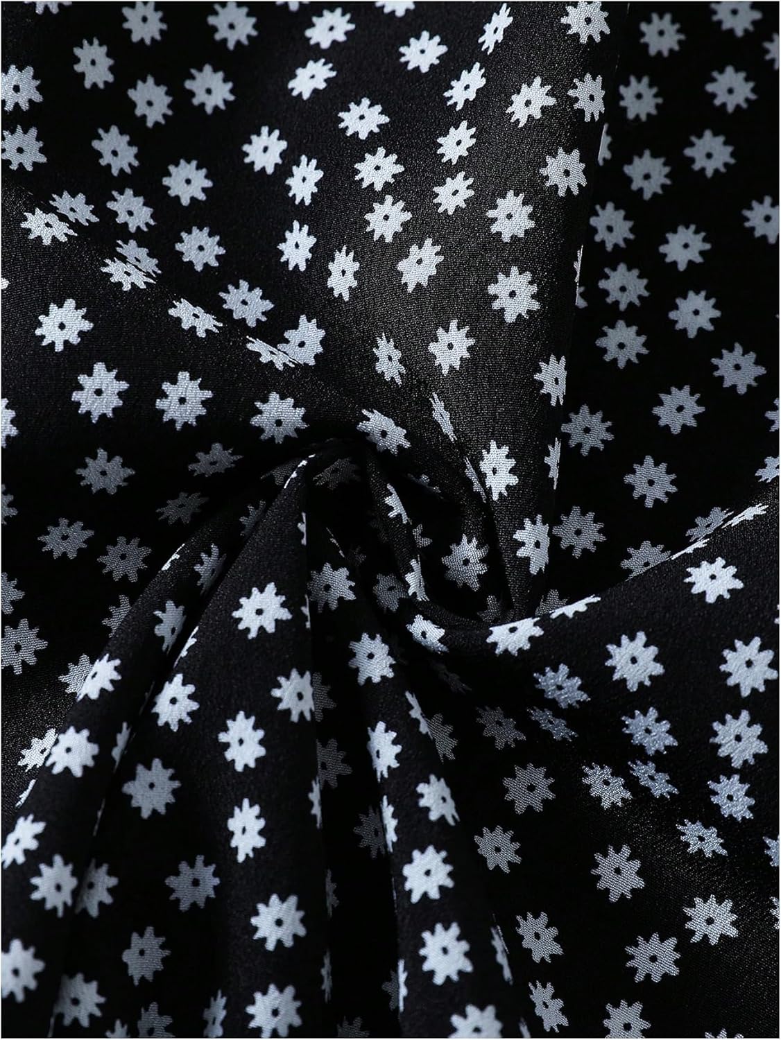 OYOANGLE Girl's Floral Print Smocked High Waisted Pants Lightweight Flowy Palazzo Trousers - Image 5