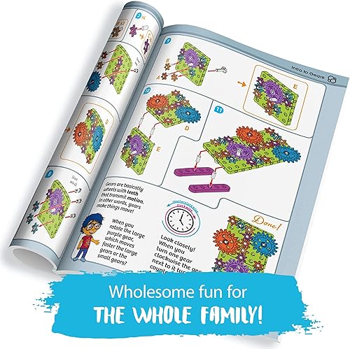 Miniatura 5 de Thames & Kosmos Kids First Kit de experimento STEM de introducción a engranajes para mayores de 3 años  Construye 4 modelos, aprende sobre