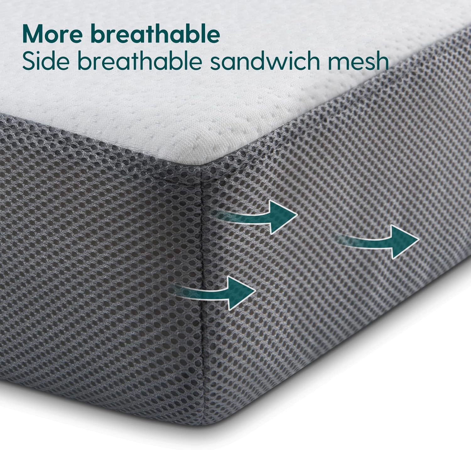 BABELIO Premium Memory Foam Crib Mattresses, 2Stage, Cool Gel, with