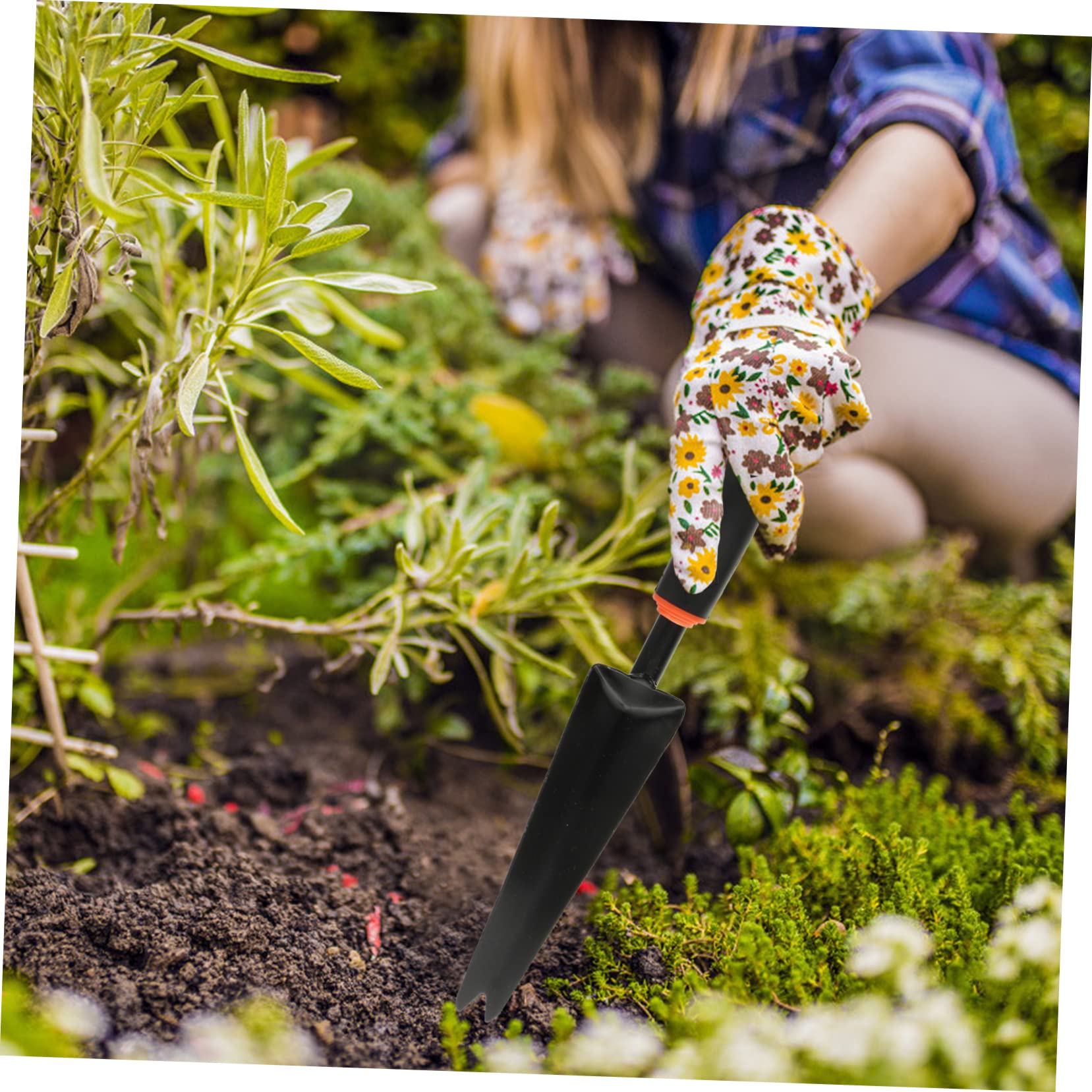 Toyvian 5pièces Pelle De Jardinage Multifonction pour Creuser Et Planter avec Manche Ergonomique Outil De Jardinage Pratique