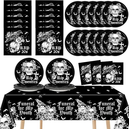 Vista 78 de Qyeahkj Platos de decoración de fiesta de cumpleaños de fútbol, servilletas, suministros de mantel, suministros para 24 invitados, vajilla