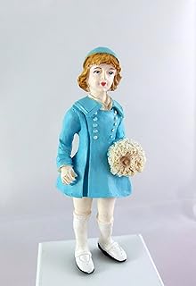 Dollhouse Miniature 1:12 Scale Abby Girl with Coat #T8244