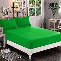 Vista 54 de Elegant Comfort - 1 sábana bajera de 1,500 hilos, microfibra suave, bolsillo profundo de hasta 16 pulgadas, resiste a las arrugas y a la Negro